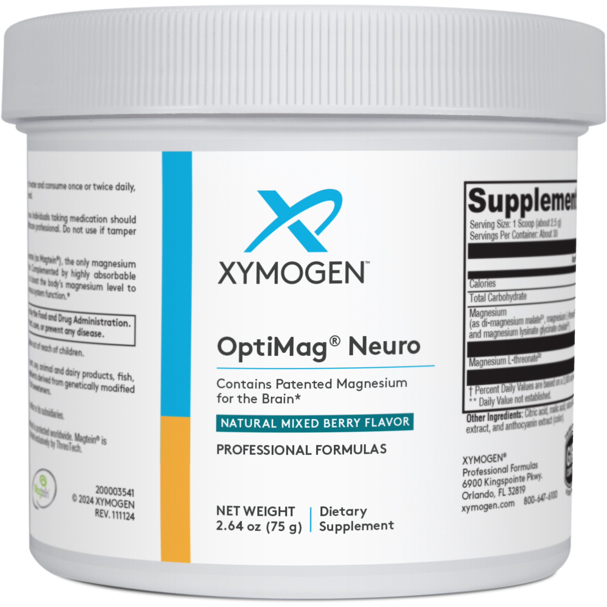 OptiMag 125 Magnesium Supplement - 120 C | Xymogen